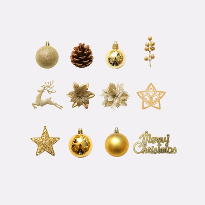  Christmas Decorations Multi-Pack Barrel Colorful Ball Christmas Tree Small Pendant Accessories Hanging Decorations Matte Ball Christmas Ball Christmas decoration holiday decoration Birthday Decoration Christmas hat digital balloon