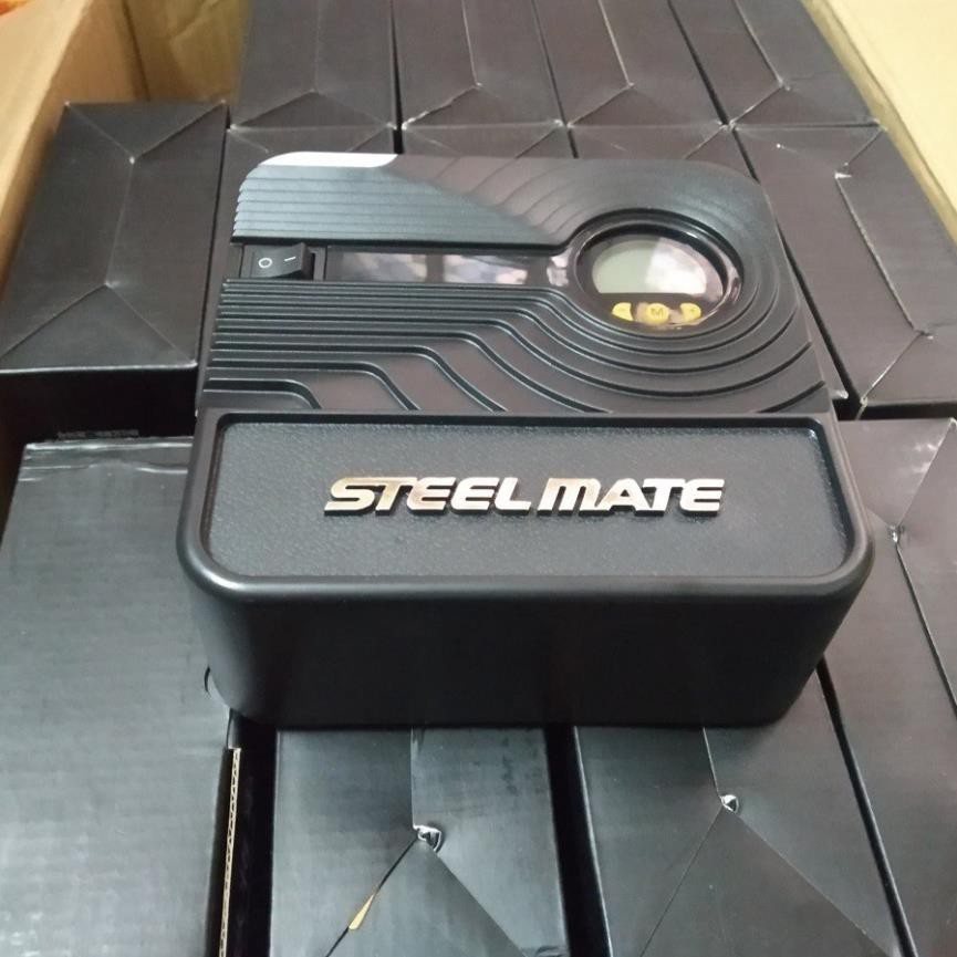 Bơm Ô Tô Mini Đồng Hồ Điện Tử Tự Động Ngắt Steelmate Bơm Siêu Nhanh - Auto Bảo Lộc