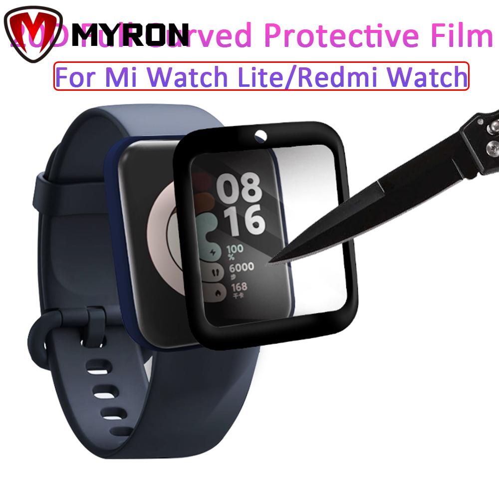 Set 1 / 2 Miếng Dán Màn Hình Cong Trong Suốt Chống Trầy Cho Điện Thoại for Xiaomi Mi Watch Lite