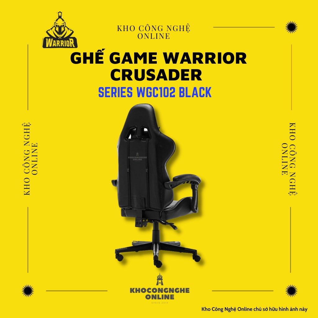 Ghế game Warrior Crusader Series WGC102 Black