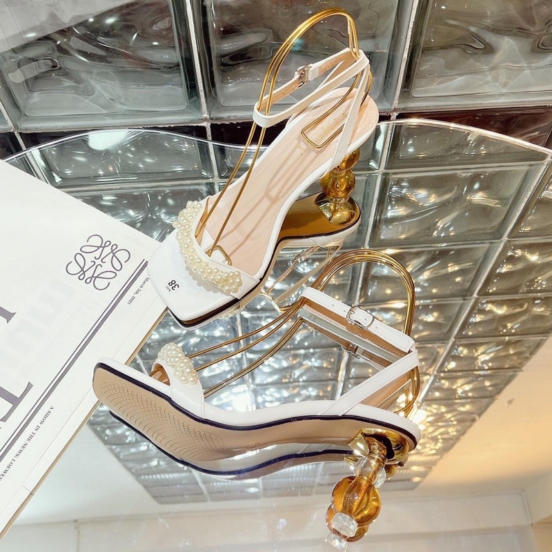 SANDAL DÂY NGO.C GÓT KIỂU CAO 7P