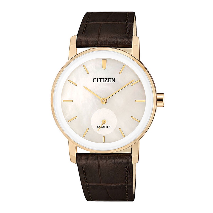 Đồng Hồ Nữ Citizen Dây Da EQ9063-04D - Mặt Xà Cừ