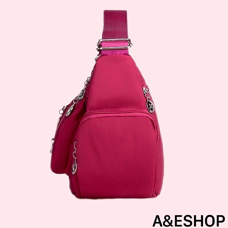 Túi xách nữ vải dù đeo Chéo Chống nước JINGPIN Sz28 cao cấp - A&ESHOP 19067