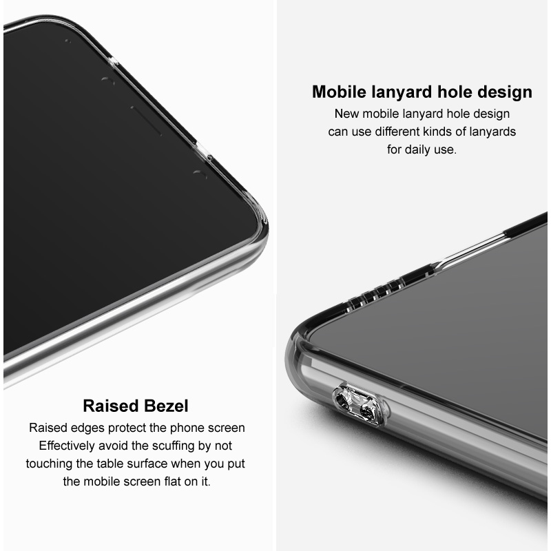Ốp điện thoại IMAK bằng TPU mềm chống sốc trong suốt cho Xiaomi Mi 11 Ultra