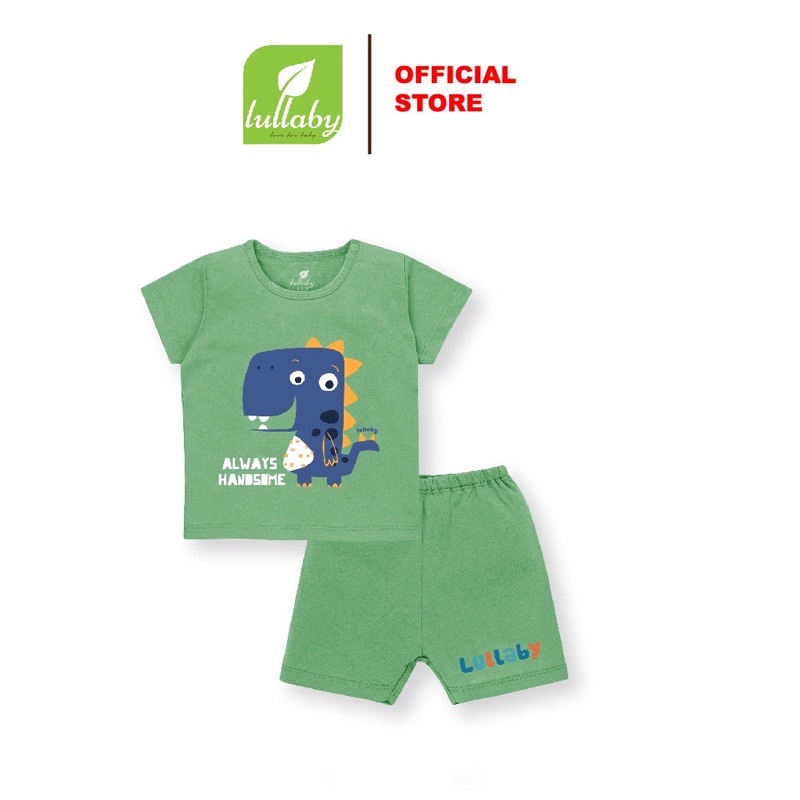 ( XẢ HÀNG) Bộ quần áo bé trai cộc tay lullaby (6m-4y)