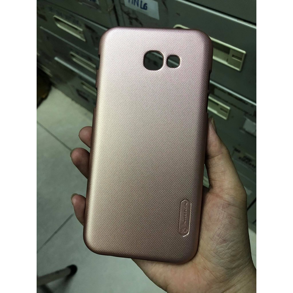 Ốp Lưng Samsung Galaxy A7 2017 Hiệu Nillkin Nhựa Sần Chính Hãng