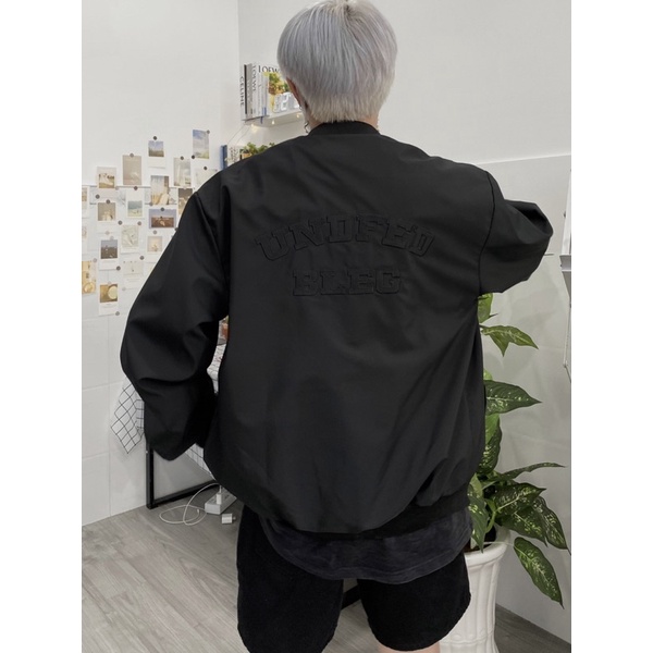 ÁO KHOÁC BOMBER DÙ B CAO CẤP UNISEX NAM NỮ