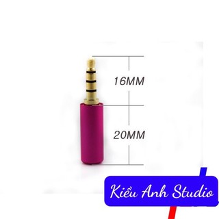 Jack 3.5 mm 4 chấu. jack hàn 3.5 bằng đồng