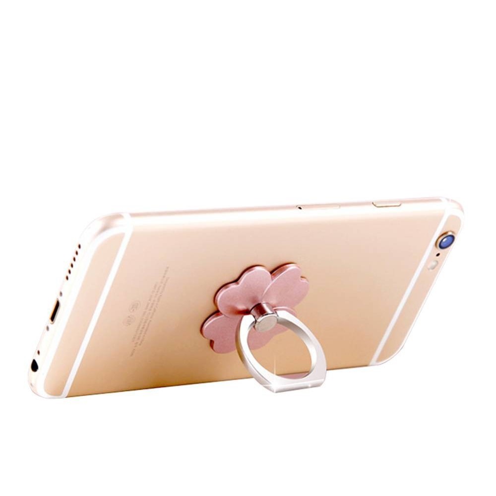 Giá đỡ Nhẫn cỏ 4 lá may mắn hoa (5 màu) iRing | BigBuy360 - bigbuy360.vn