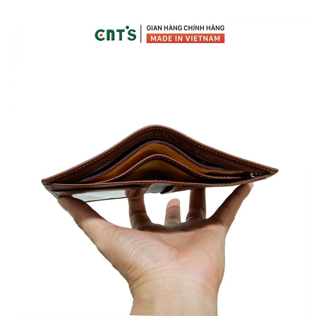 Ví nam đứng cao cấp CNT VN015 da bò thật SANG TRỌNG