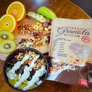 [CHÍNH HÃNG] NGŨ CỐC SIÊU HẠT GRANOLA NAVAN - 500G