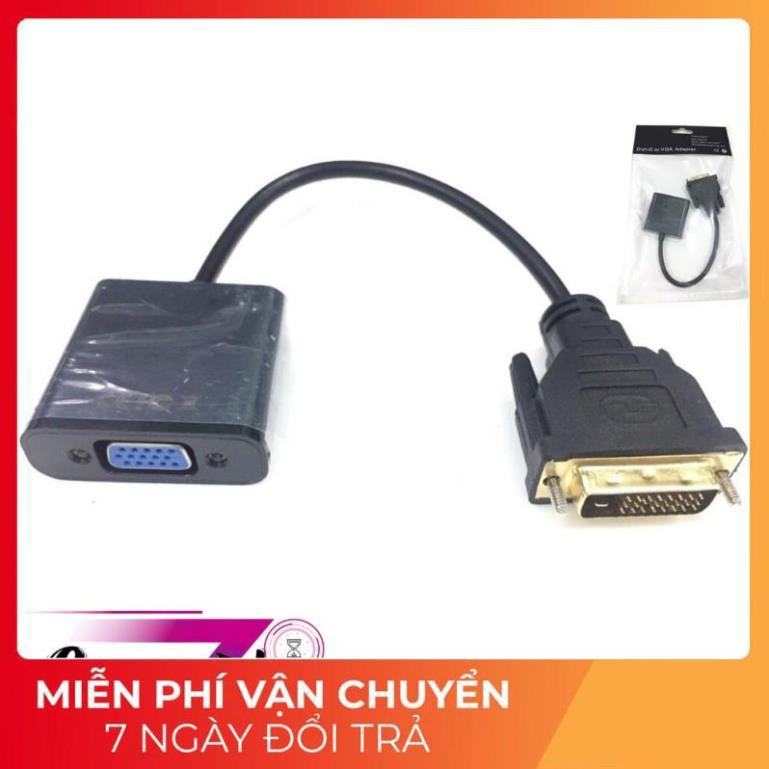 [FREESHIP] Cáp chuyển DVI (24+1) ra VGA 0.2M