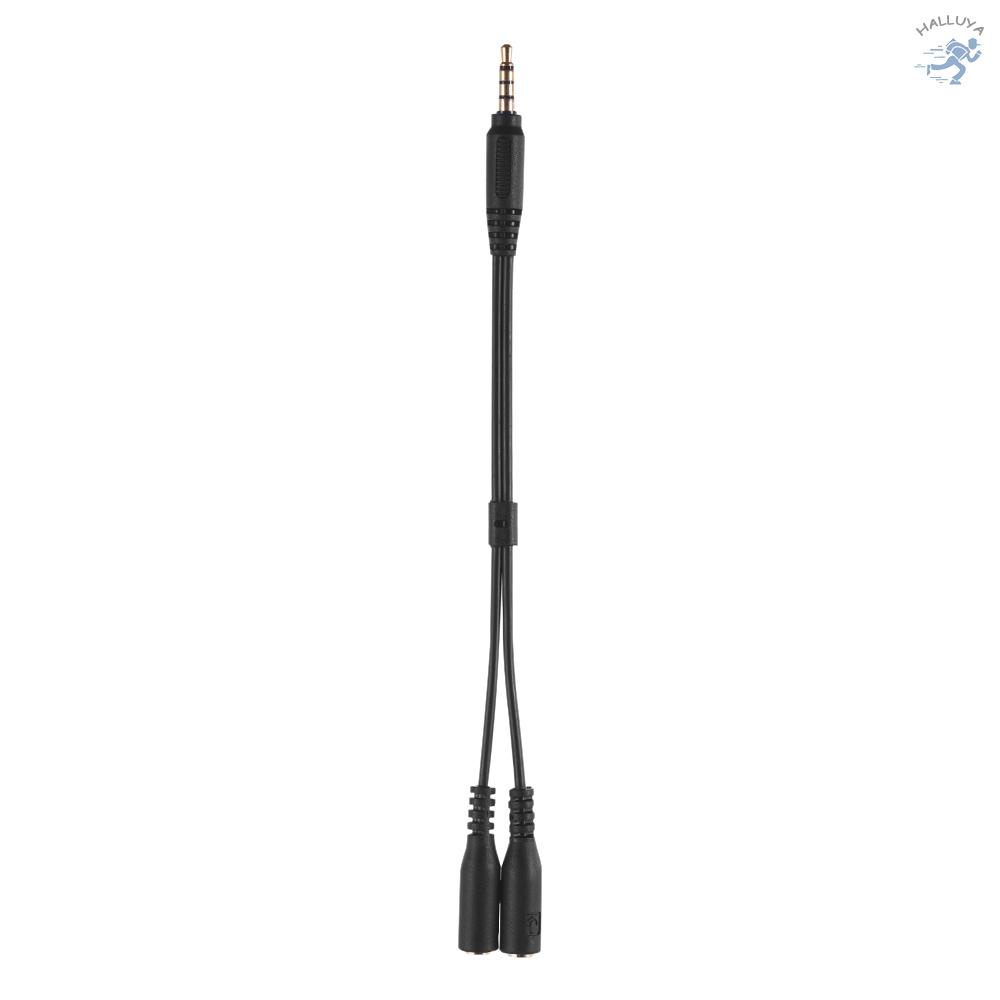 Dây cáp chuyển đổi âm thanh micro 3 cực TRS Female sang One 4-Pole TRRS Male cho iPad iPhone