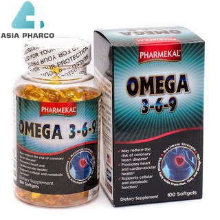 Viên Uống Dầu Cá Pharmekal Omega 3-6-9 100 Viên