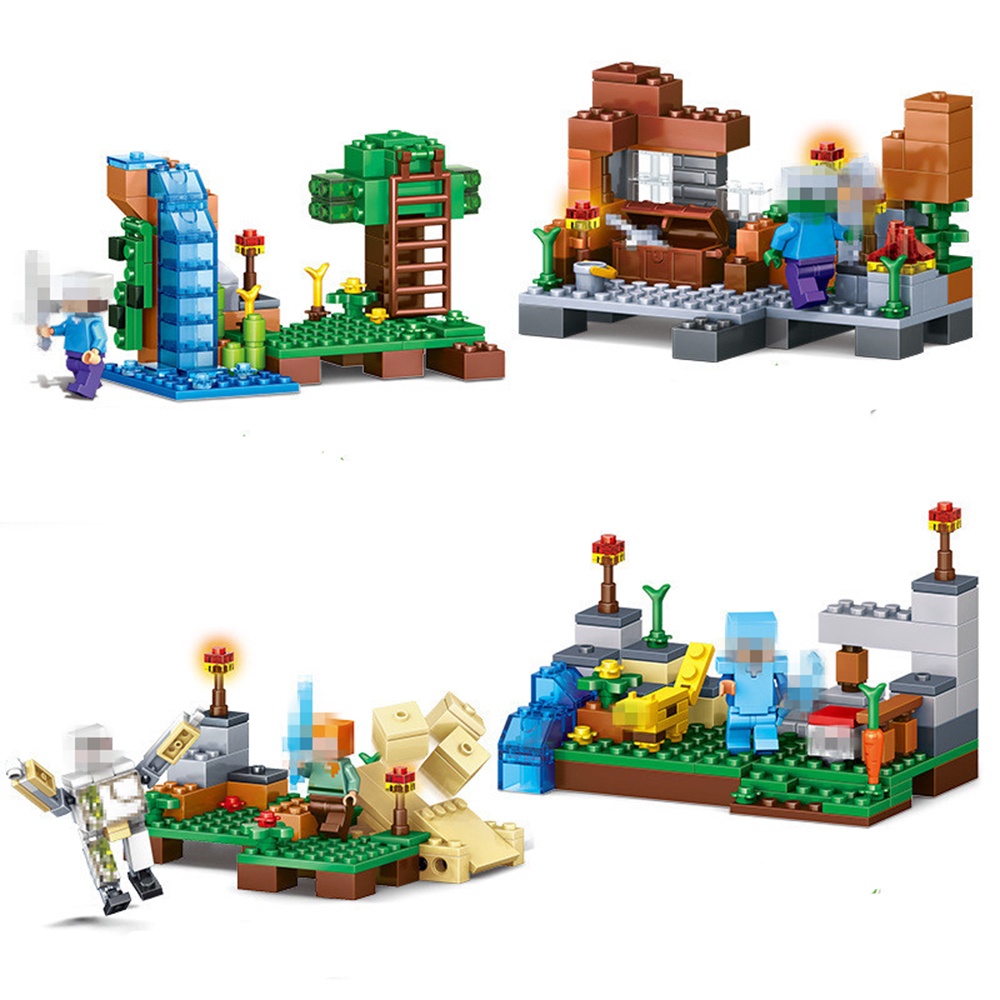 Đồ Chơi Mô Hình Lắp Ghép Minecraf- Đồ Chơi Phát Triển Trí Tuệ Dành Cho Trẻ Em 550 Mảnh Ghép