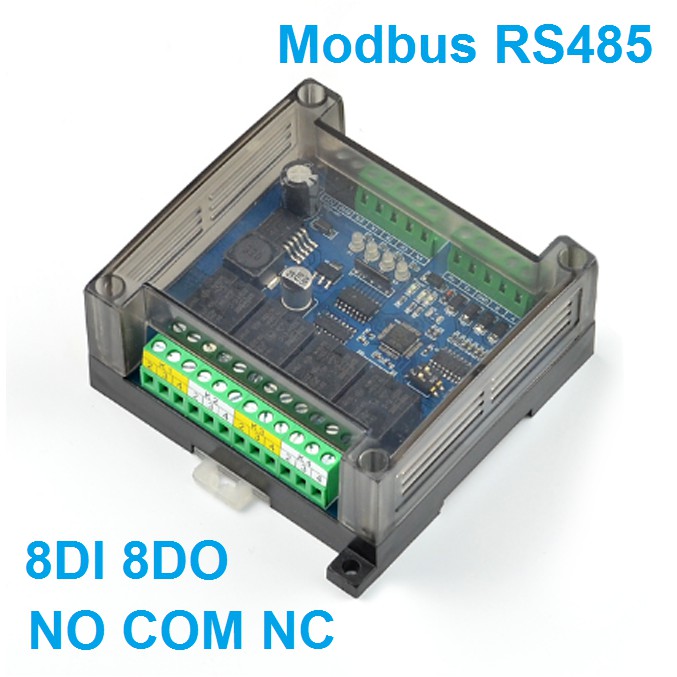Công Tắc Điều Khiển IO 4 Cổng Modbus RS485 RS232 BMS4 (Hỗ Trợ HomeAssistant) Hass PLC
