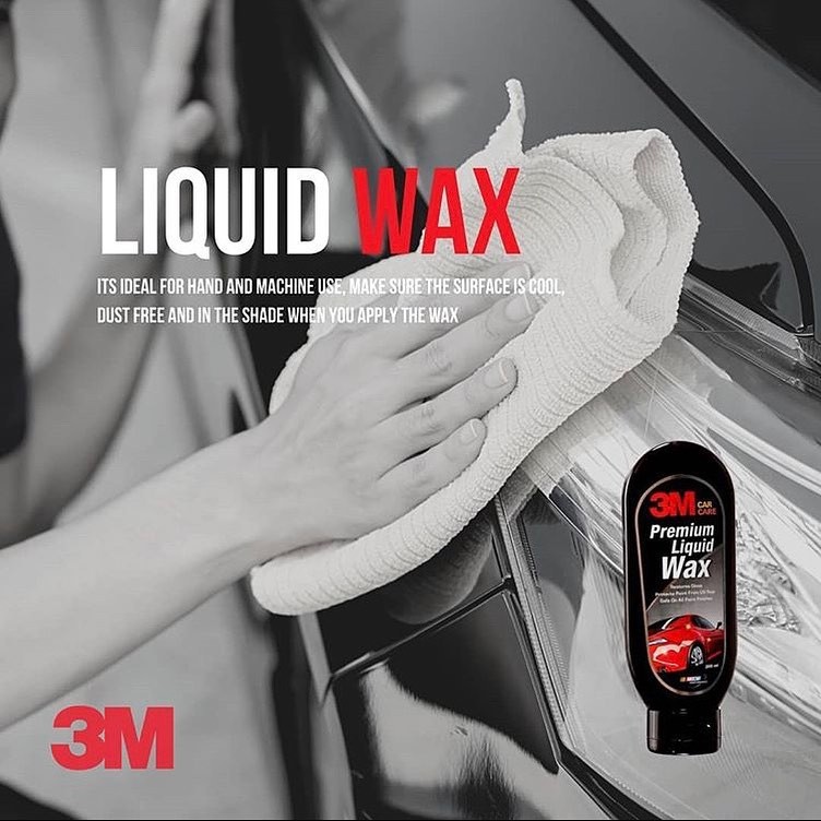 Paste đánh bóng xe và bảo vệ mặt sơn - 3M Premium Liquid Wax (PN166326)