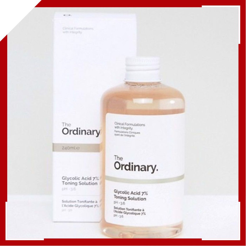 Toner tẩy da chết làm sạch Glycolic Acid 7% Toning Solution - The Ordinary ʚɞ