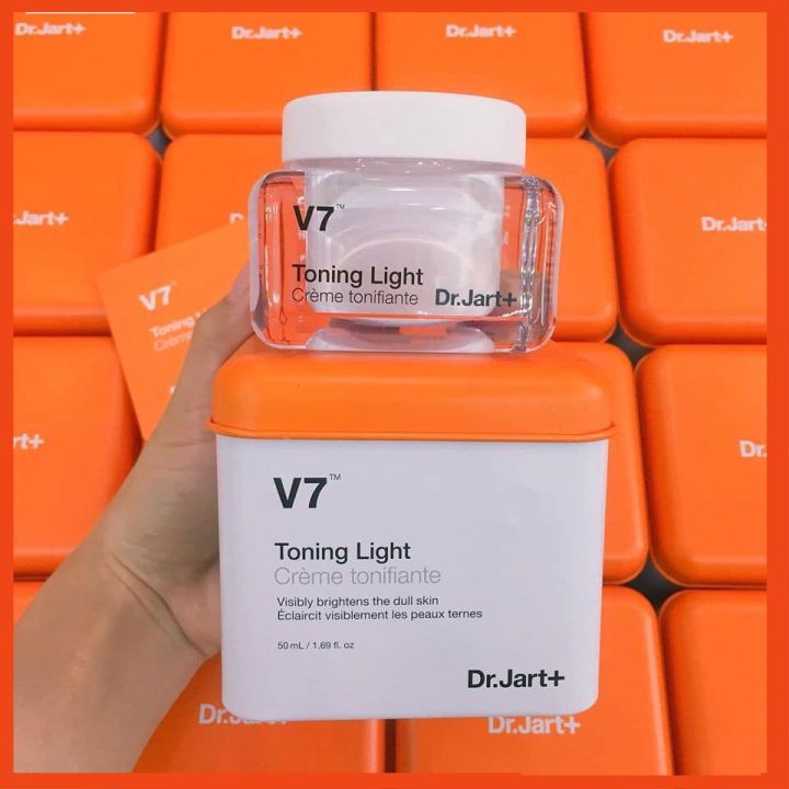 Kem Dưỡng Trắng Da V7 [MẪU MỚI 10/2021] Toning Light Hàn Quốc, dưỡng ẩm, trắng da, tái tạo da trắng hồng căng bóng