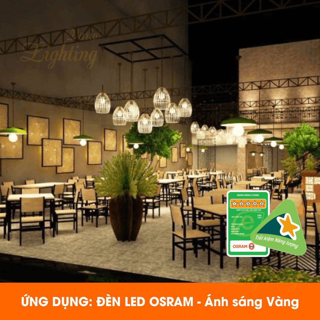 Bóng đèn LED Bulb ECO CLASSIC A E27 OSRAM - [HÀNG CHÍNH HÃNG] Thiết kế cổ điển, ánh sáng chất lượng cao