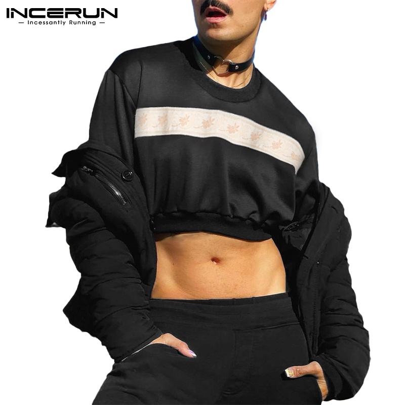 Áo lửng INCERUN tay dài cổ tròn sành điệu cho nam