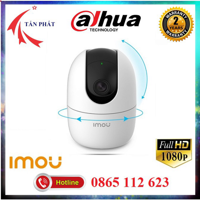 Camera IP 2MP 4MP XOAY 360 WIFI IMOU Ranger2 A22EP (1080P) A42P (2K) Full HD Còi Hú Báo Động Độ nét cao DAHUA C22EP Cue