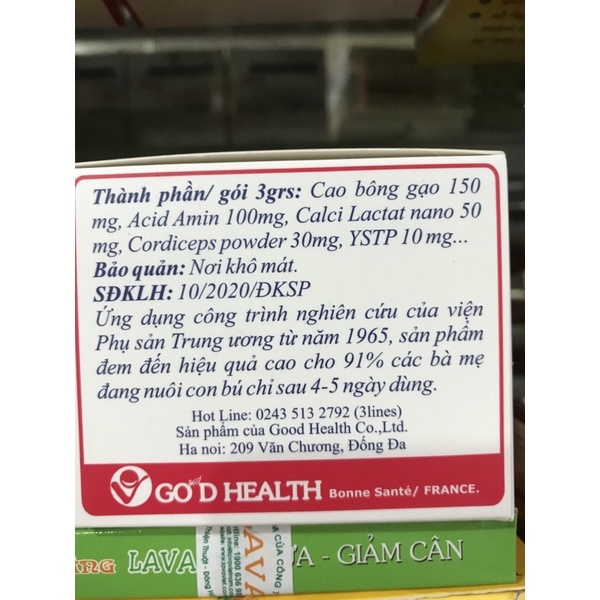 Cốm lợi sữa MumMilk( hộp 20 gói)