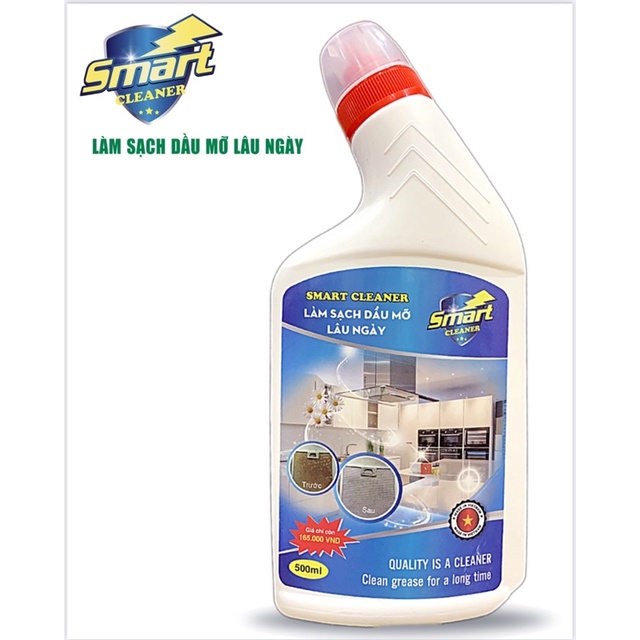 Dung dịch làm sạch dầu mỡ lâu ngày Smart Cleaner 300ml