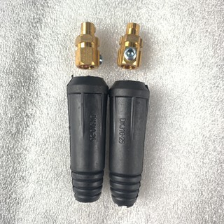 bộ 2 cọc hàn đực 10-25 dùng cho máy hàn