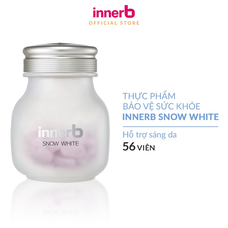 Combo 2 thực phẩm bảo vệ sức khỏe InnerB Snow White (56 viên x 2)