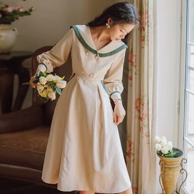 Sườn xám, váy cổ phong cách tân xinh xắn part 5