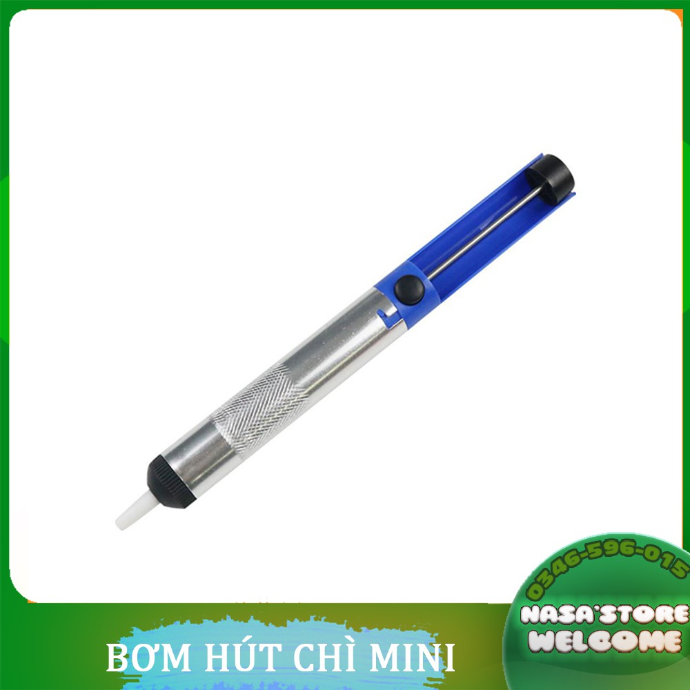 Bơm hút chì thiếc hàn cầm tay MINI chất liệu nhựa siêu bền