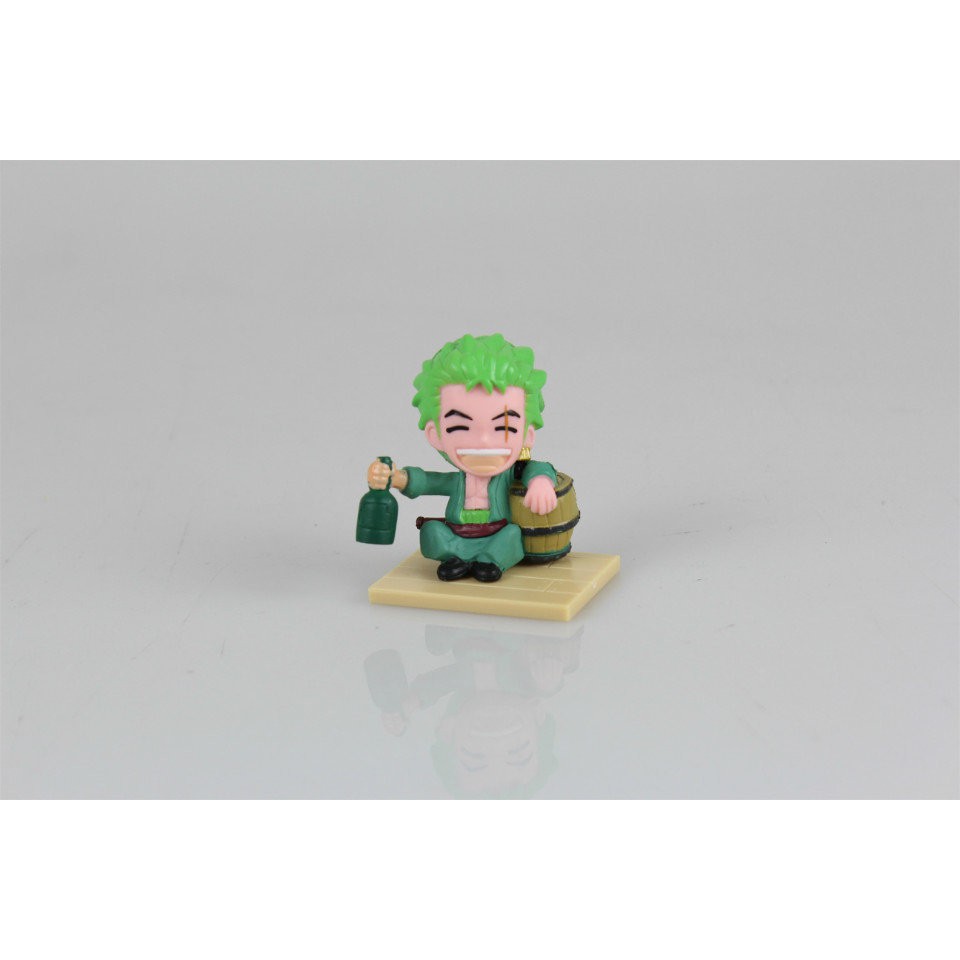 Set 9 mô hình nhân vật One Piece phong cách chibi