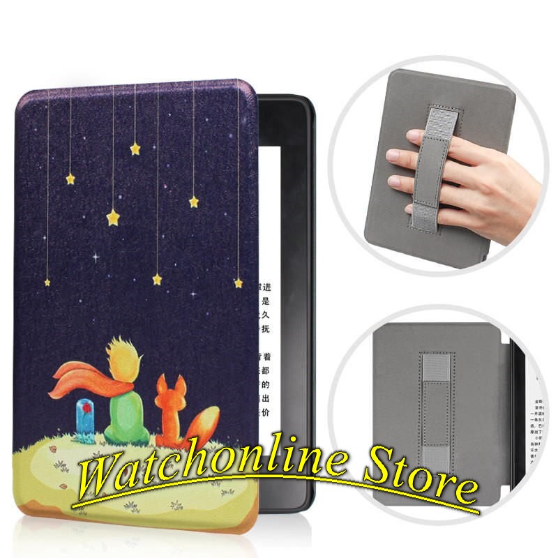 Bao da All-New Kindle Paperwhite 5 2021 6.8&quot; họa tiết đẹp mắt (có đai xỏ ngón)