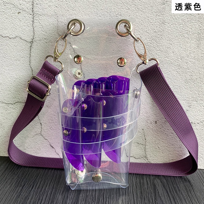 Túi Jelly Đeo Chéo Đựng Dụng Cụ Cắt Tóc Nhiều Màu Lựa Chọn