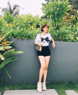 Quần short kaki lật lai