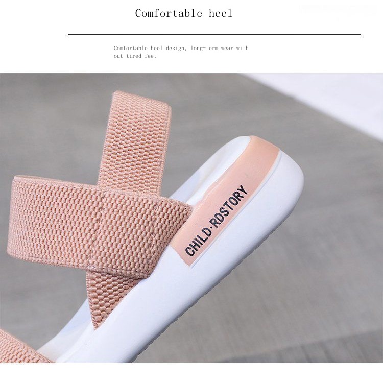 Xăng đan Thể Thao Đế Mềm Co Giãn Phong Cách Hàn Quốc Thời Trang Mùa Hè s 2022