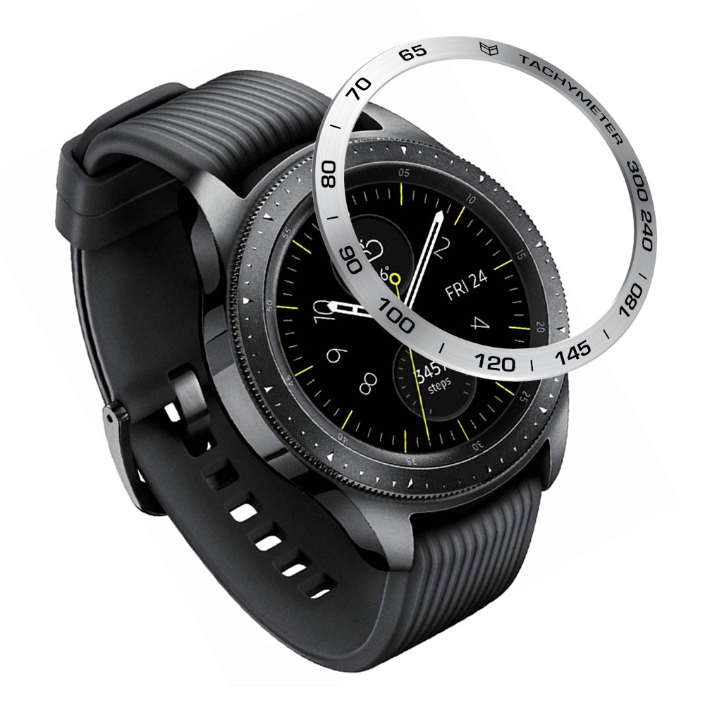 Vòng dán mép bảo vệ chống trầy xước bằng thép không gỉ dành cho đồng hồ thể thao Samsung Galaxy Watch 42mm/Gear Sport