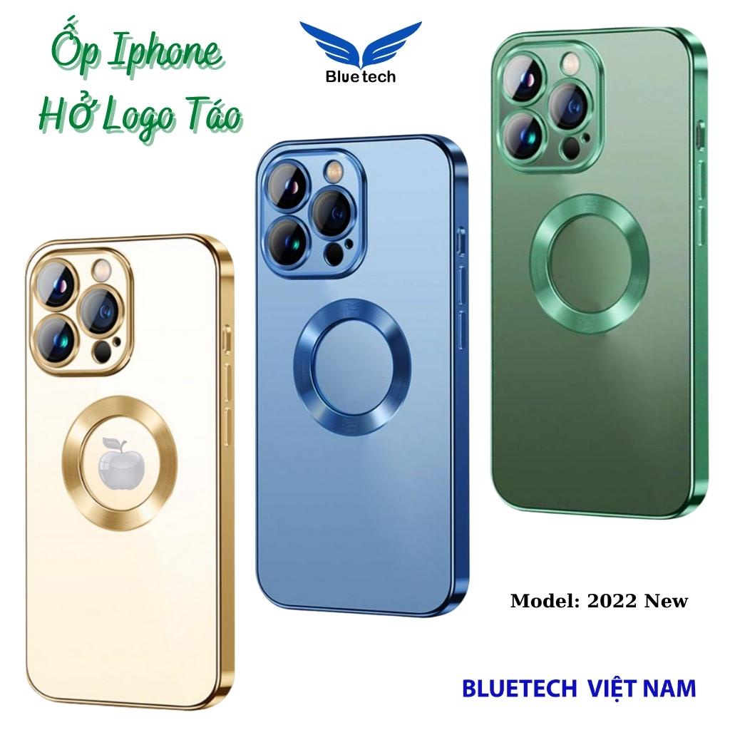Ốp lưng iphone hở táo, Ốp lưng iphone mạ Điện 6D chống rơi, sang trọng cho Iphone X- Iphone 13 ProMax- Bluetech
