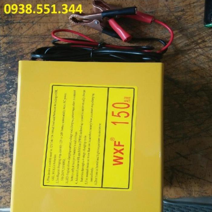 [ FreeShip - Siêu Sale ] SẠC ĂC QUY 150AH TỰ ĐỘNG ĐIỀU CHỈNH 12V-24V