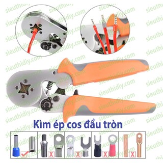 Kìm bấm cos pin rỗng đầu tròn 86-4, 86-6