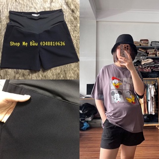 Quần đùi bầu (short bầu) phom suông dáng rộng mặc mùa hè chất vietex mềm và mát Size 40 đến 80,85kg