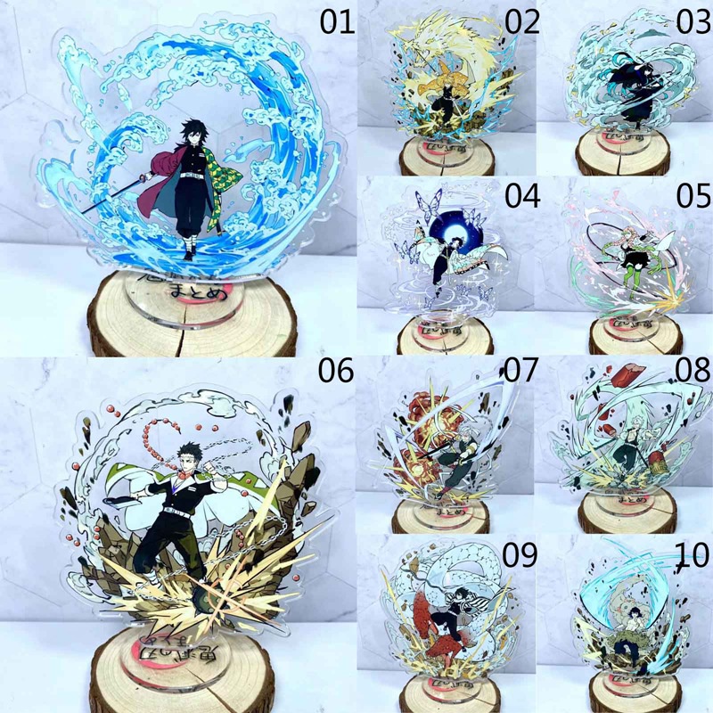 Mô hình nhân vật anime Demon Slayer Kimetsu no Yaiba Tanjirou Nezuko Zenitsu Inosuke độc đáo đáng yêu