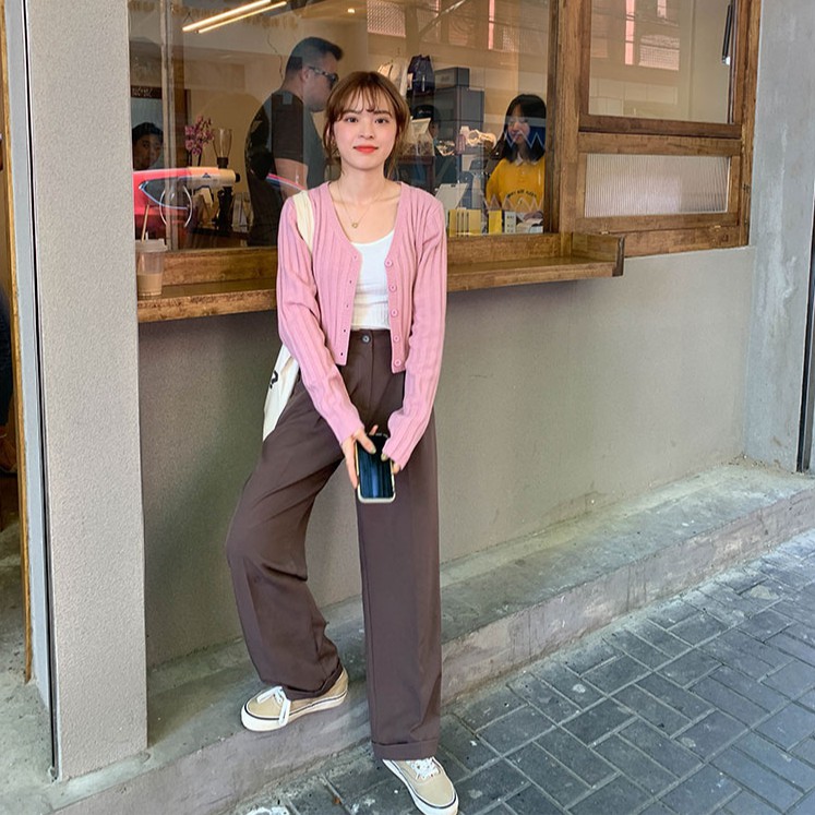 Quần Dài Ống Rộng Thời Trang Hàn Quốc Thích Hợp Cho Phụ Nữ Mang Thai 37653 337653 | BigBuy360 - bigbuy360.vn