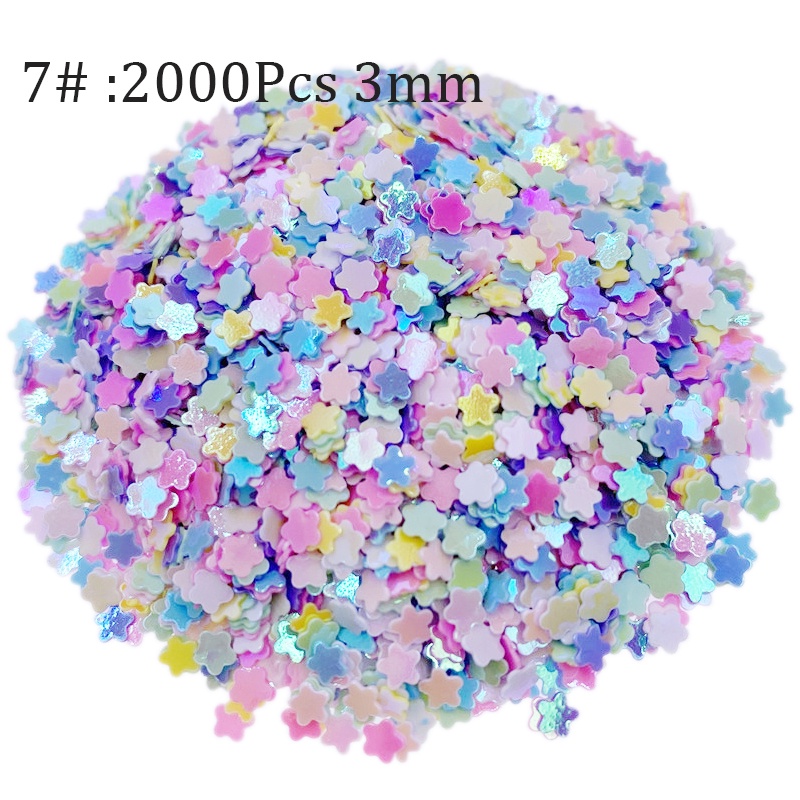 Hộp Kim Tuyến Nhiều Kiểu Màu Sắc Hình Ngôi Sao Trái Tim Lá Vỏ Sò Trang Trí Móng Tay Nghệ Thuật DIY