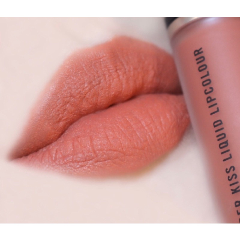 Fullsize - Fullbox Son kem lì Mac 989 Powder Kiss Liquid màu Mull It Over