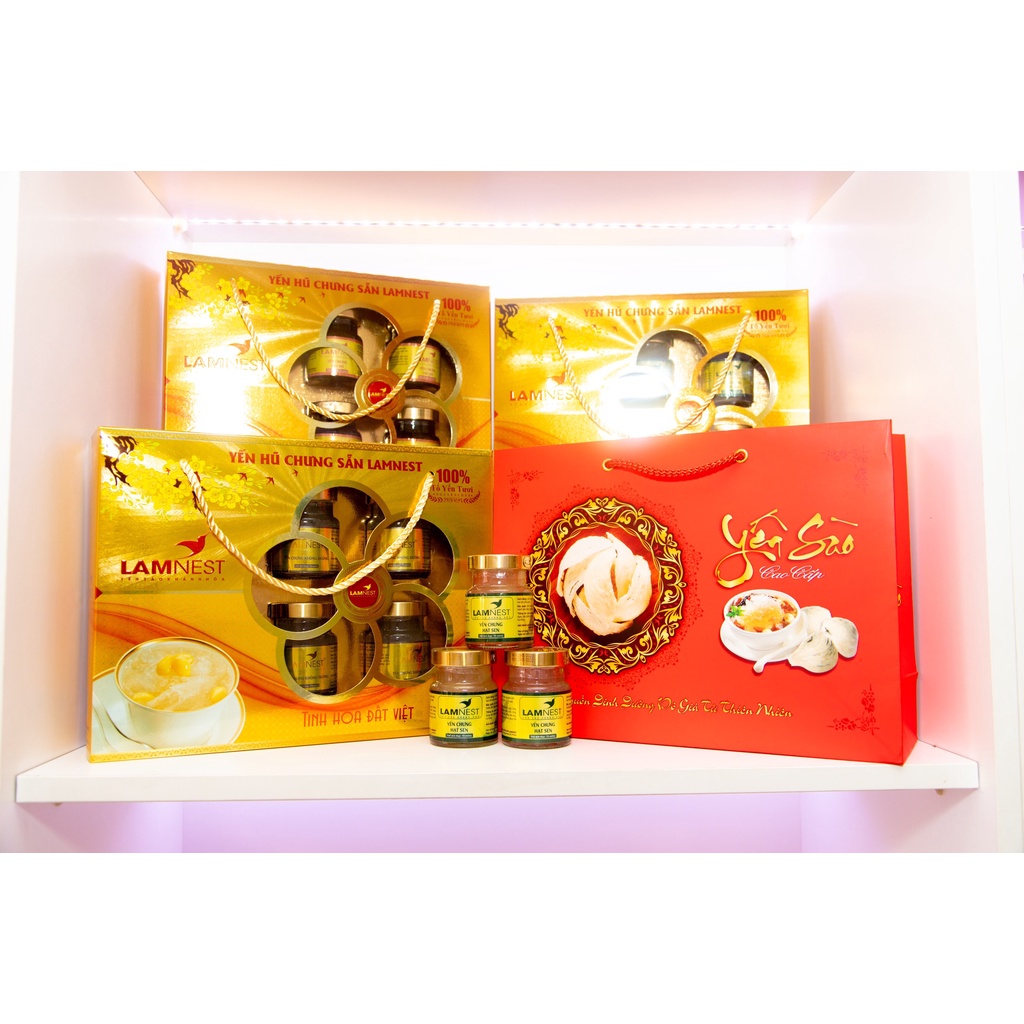 Yến Sào LamNest Hộp quà 6 hũ yến