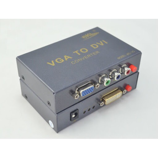 Bộ chuyển đổi VGA, Component to DVI cao cấp chính hãng EKL-VD