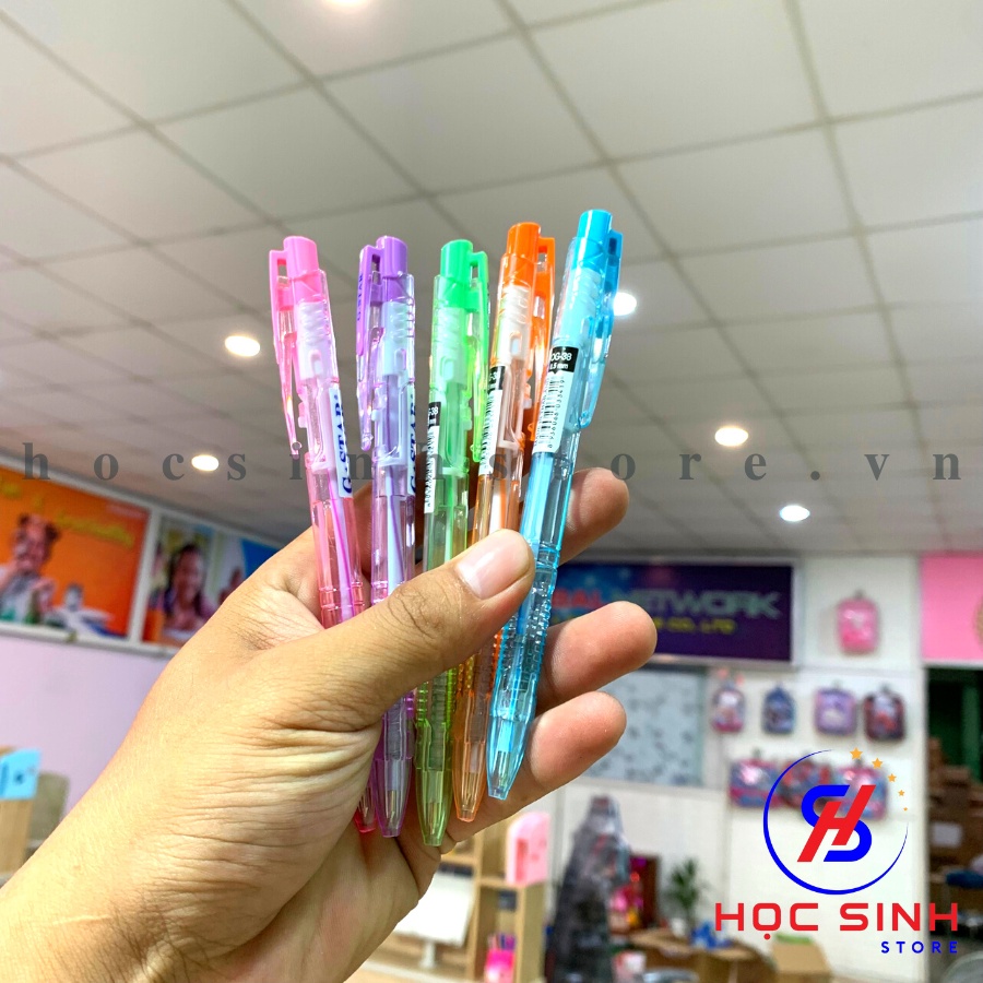 Gói 5 cây bút bi OG-38 Xanh Thái Lan hiệu GSTAR - Học Sinh Store