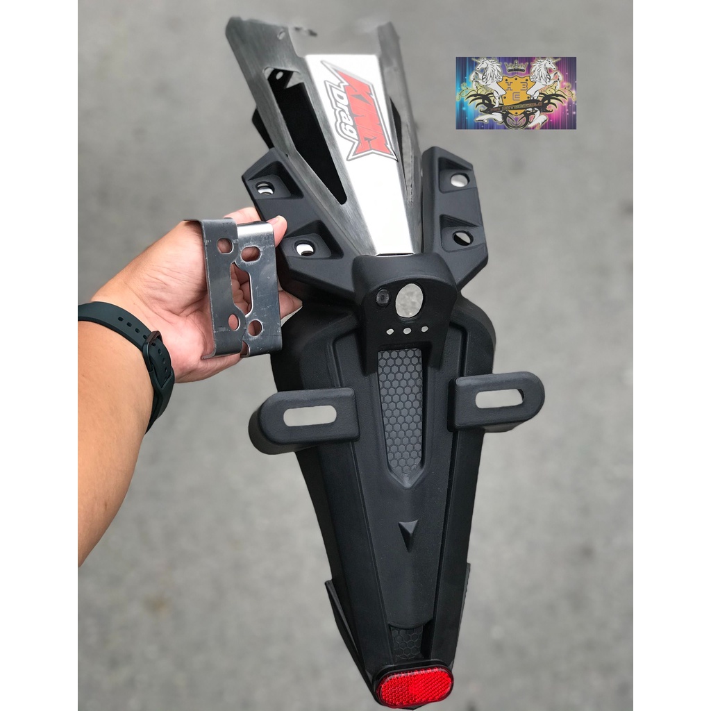 PÁT DÈ INOX DÀNH CHO XE EX150 TẶNG KÈM DÈ NHỎ MÃ LAI KIỂU MỚI